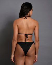 Buy Black Halter Neck Bikini Set for Women Online in India