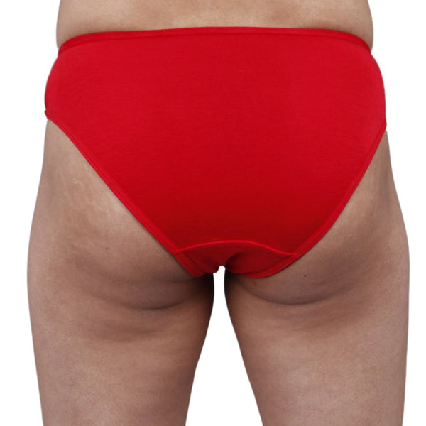 Buy Premium Bamboo Red Bikini Panty for Women online