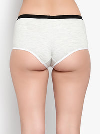 Gray Cotton Boy leg Panty for women