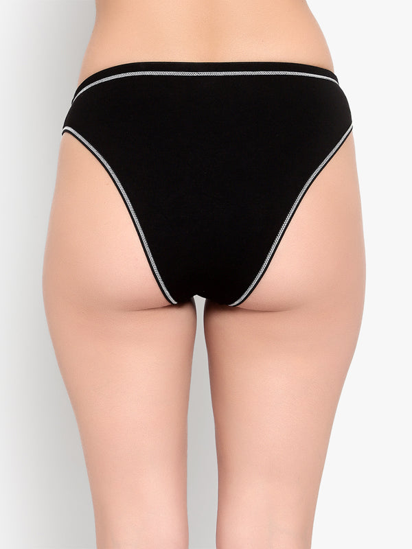 Black modal women panty - No Ride Up