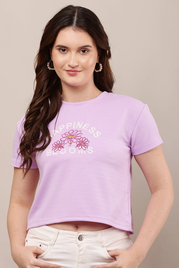 Buy Being Deshi Lounge crop T-shirt online in India | Bruchi Club