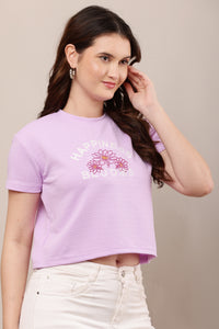 Buy Being Deshi Lounge crop T-shirt online in India | Bruchi Club