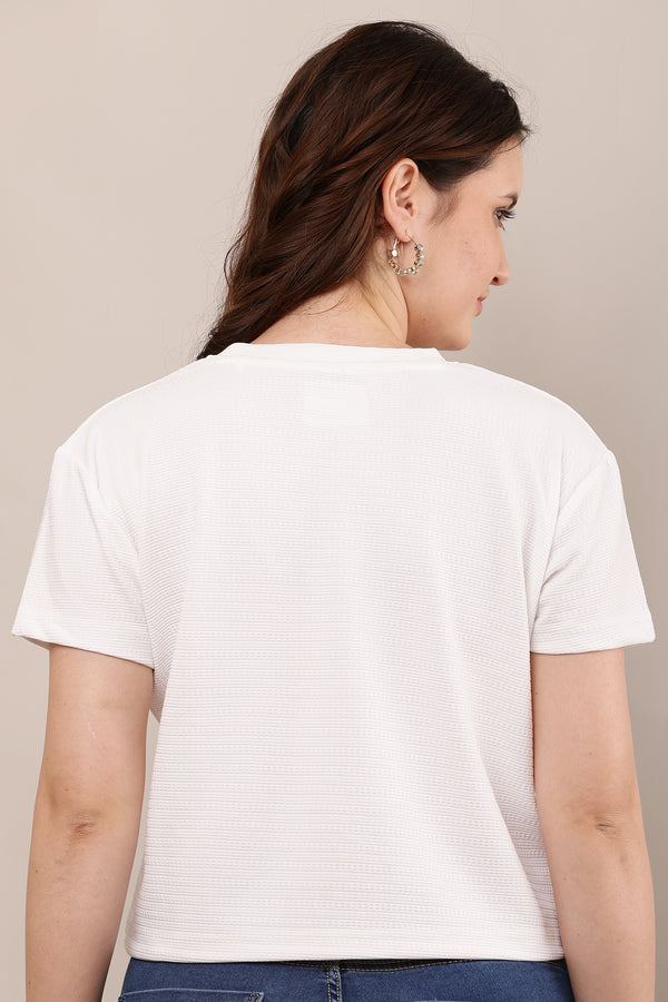 Being Deshi Women Lounge crop T-shirt