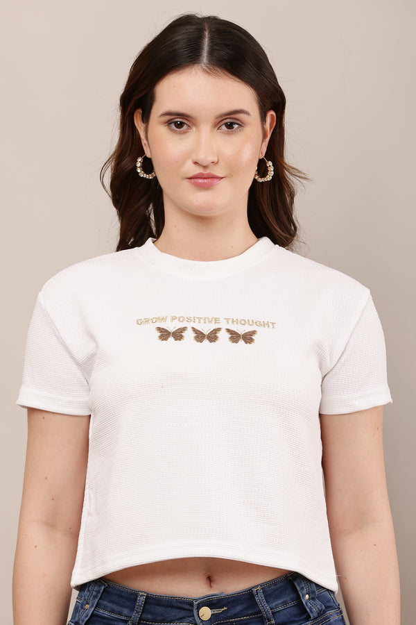 Being Deshi Skin-Friendly Relax Fit Crop Tee online | Bruchi Club