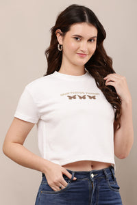 Being Deshi Skin-Friendly Relax Fit Crop Tee online | Bruchi Club