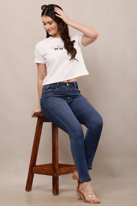Being Deshi Skin-Friendly Relax Fit Crop Tee online | Bruchi Club