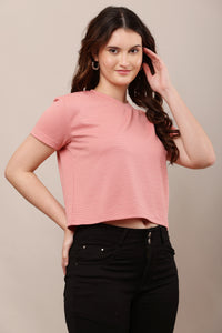 Being Deshi Women Lounge crop T-shirt