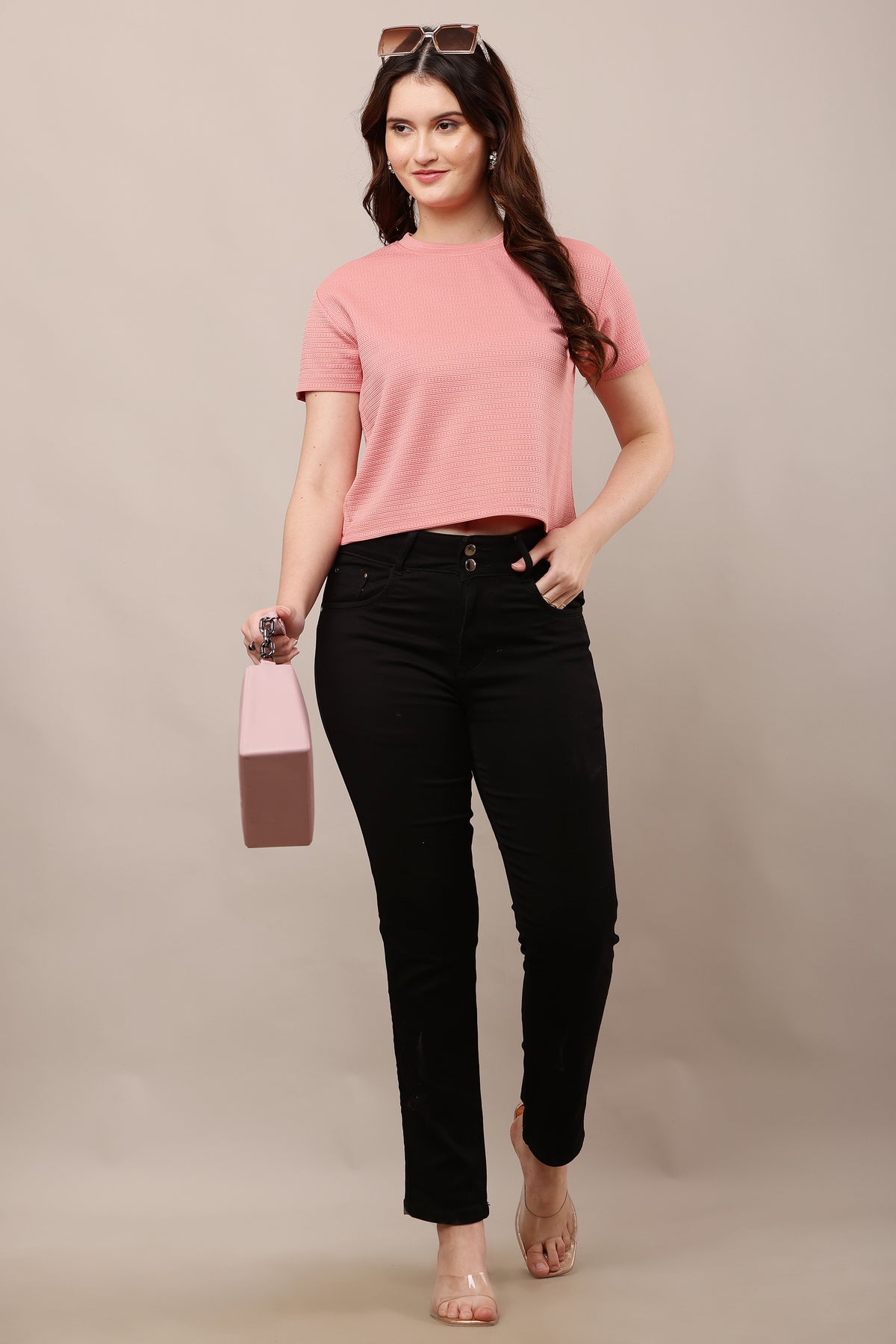 Being Deshi Women Lounge crop T-shirt
