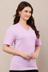 Buy Being Deshi Women V neck Lounge T-shirts in India | Bruchi Club