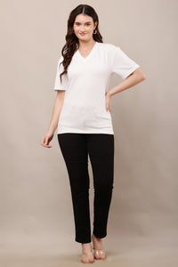 Being Deshi Women V neck Lounge T-shirts