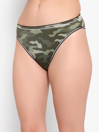 Printed Nylon women panty - No Ride Up