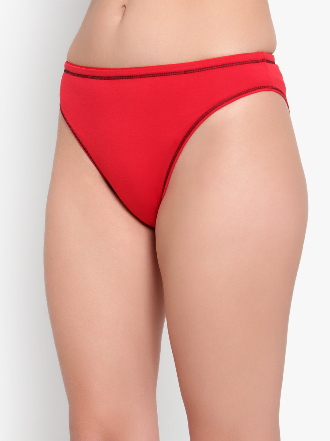 Red Women panty - No Ride Up