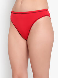 Red Women panty - No Ride Up