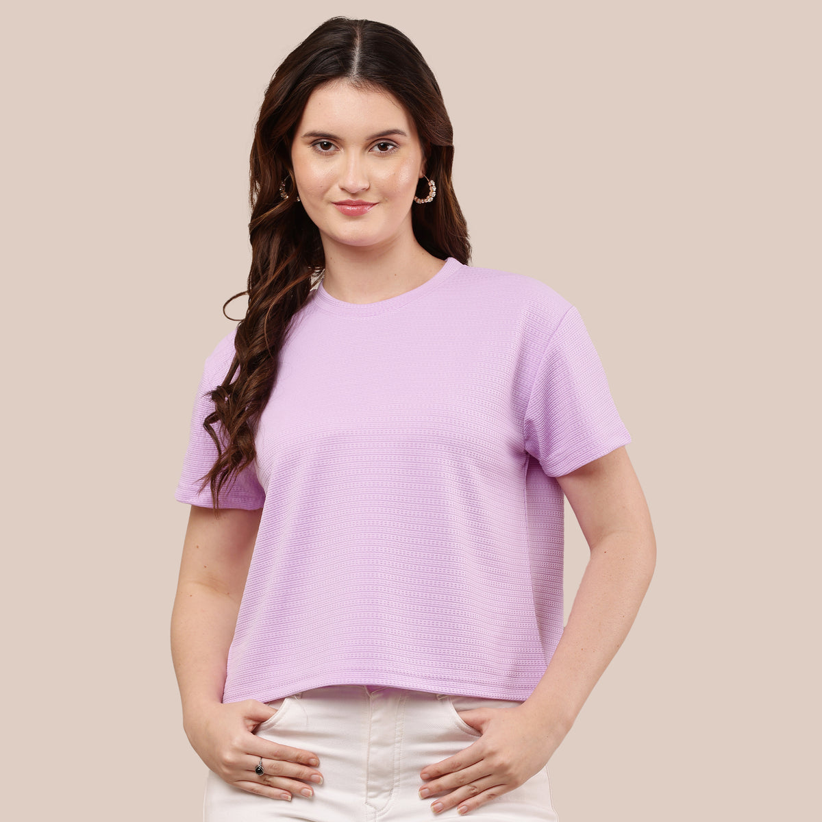 Being Deshi Women Lounge crop T-shirt