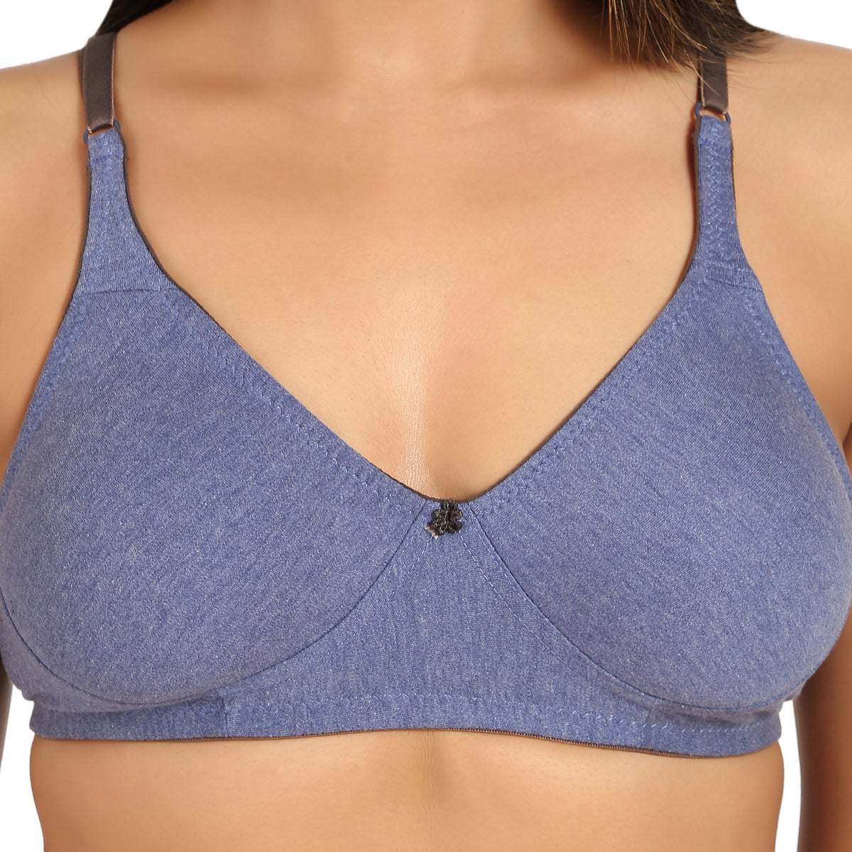 Blue  Tshirt Bra For Women