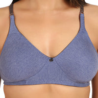Blue  Tshirt Bra For Women