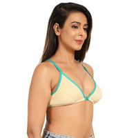 Nude Front Open Non Padded Bra For Women
