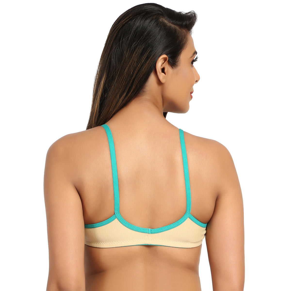 Nude Front Open Non Padded Bra For Women