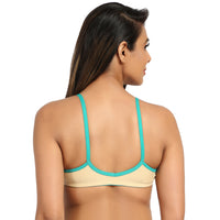 Nude Front Open Non Padded Bra For Women