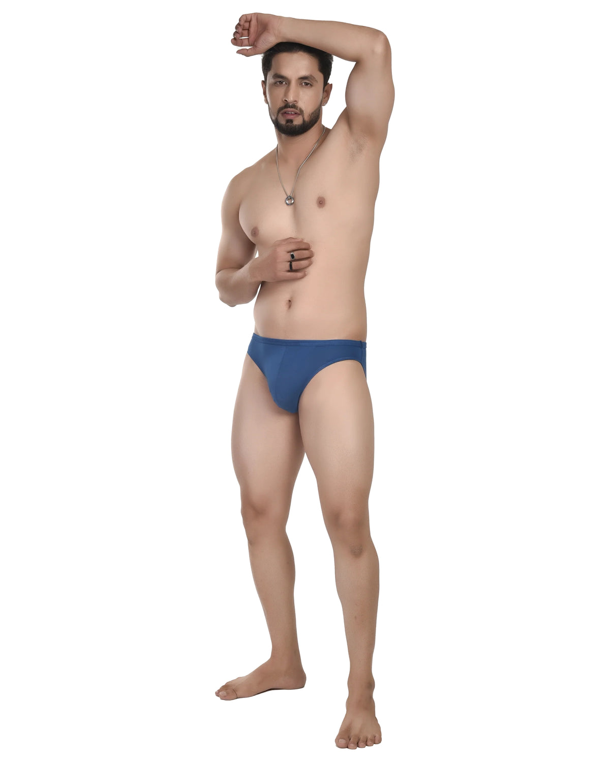 Bruchi Club Men’s Bikini Briefs | Ultra-Soft Micro Modal in Classic Air Force Blue