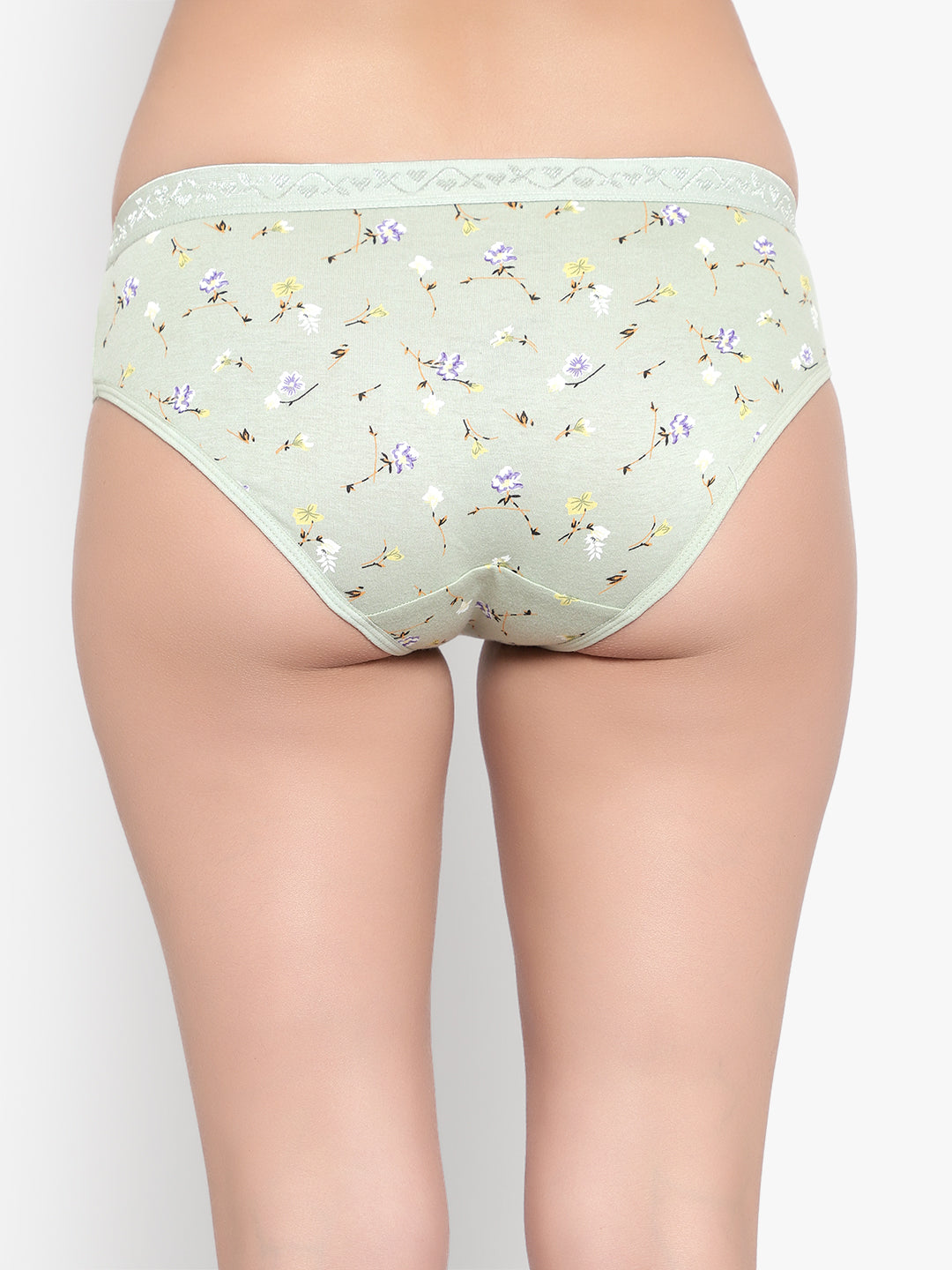 Teen Age/ Girl Printed Cotton Mid-Waist Hipster Panty - Bruchi