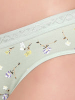Teen Age/ Kids Girl Printed Cotton Comfortable Mid-Waist Hipster Panty with Stretchable Soft Elastic