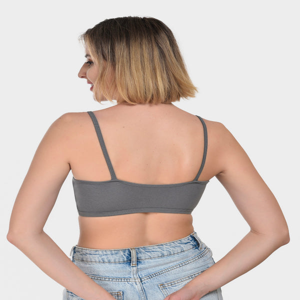 Buy Bruchi Club Everyday Grey Bralette online