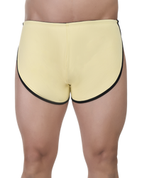 Bruchi Club men’s trunks showing smooth fabric and full coverage