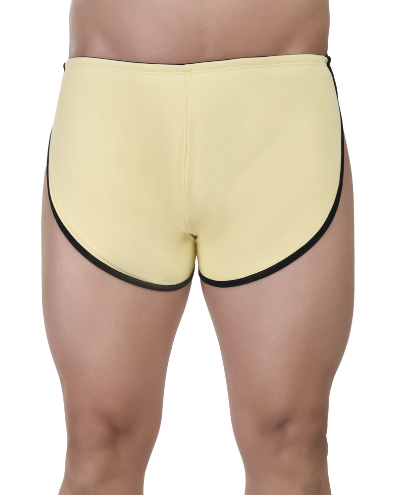 Breathable microfiber mini trunks for active men
