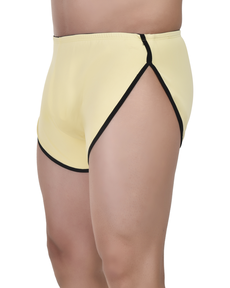 Breathable microfiber mini trunks for active men