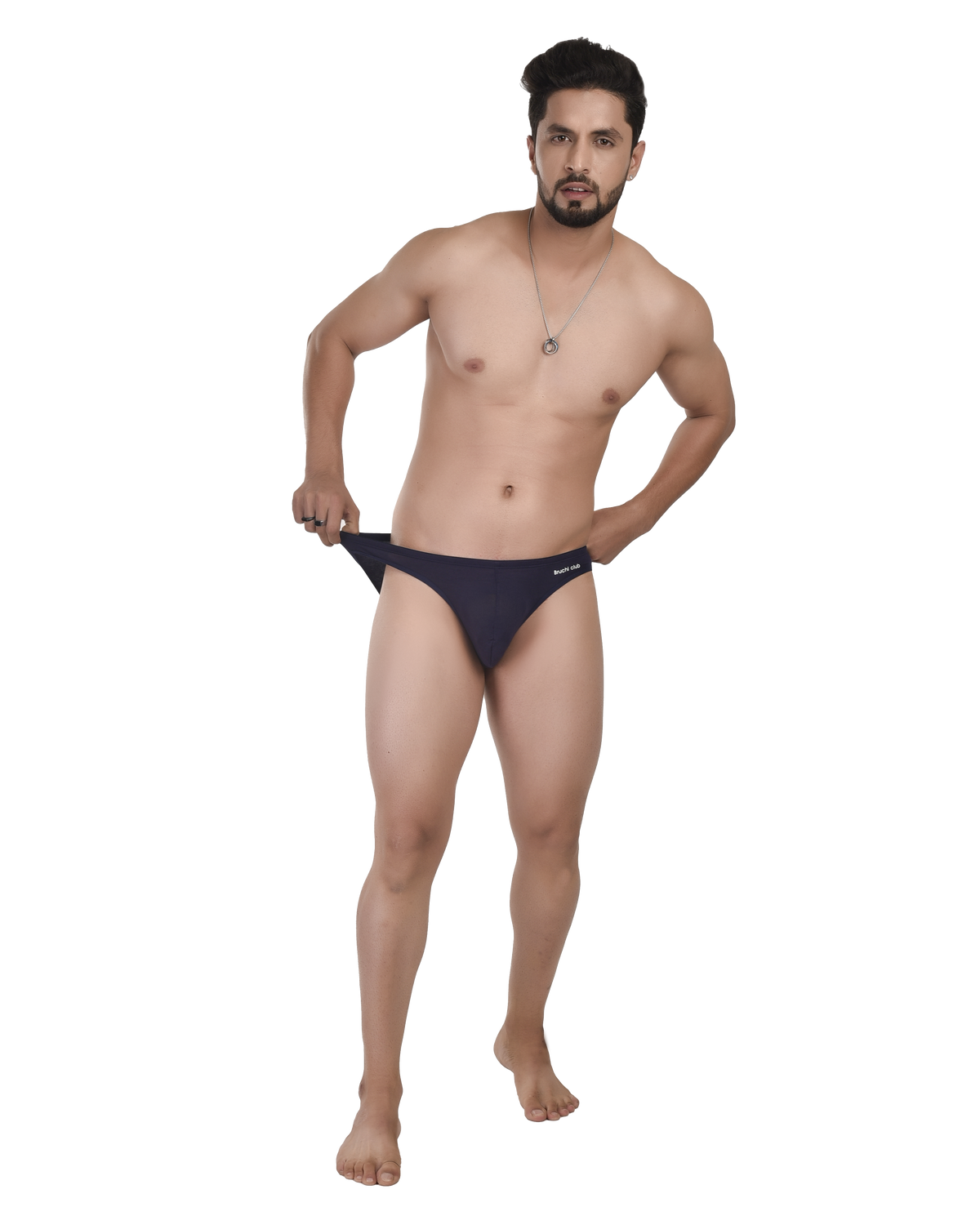Navy Blue Bikini Briefs Men ₹349 | Micro Modal Low Rise No Ride-Up S-XXL