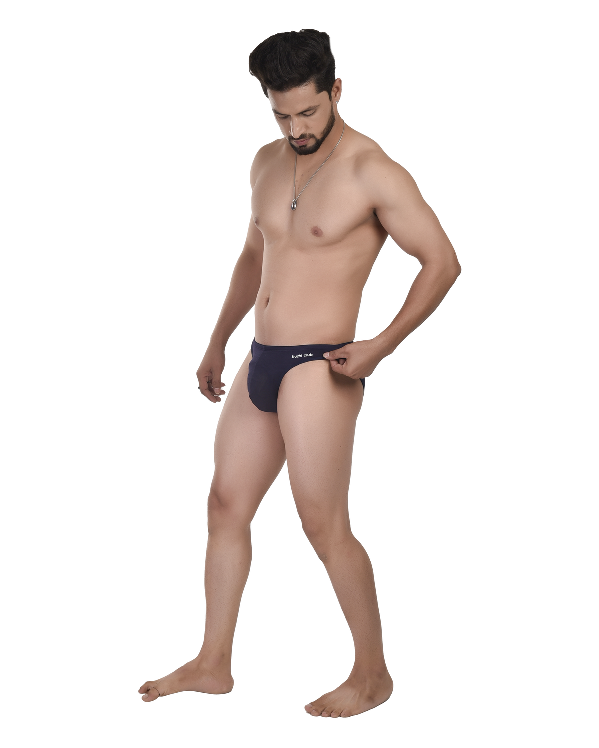Navy Blue Bikini Briefs Men ₹349 | Micro Modal Low Rise No Ride-Up S-XXL
