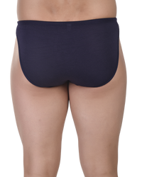 Navy Blue Bikini Briefs Men ₹349 | Micro Modal Low Rise No Ride-Up S-XXL