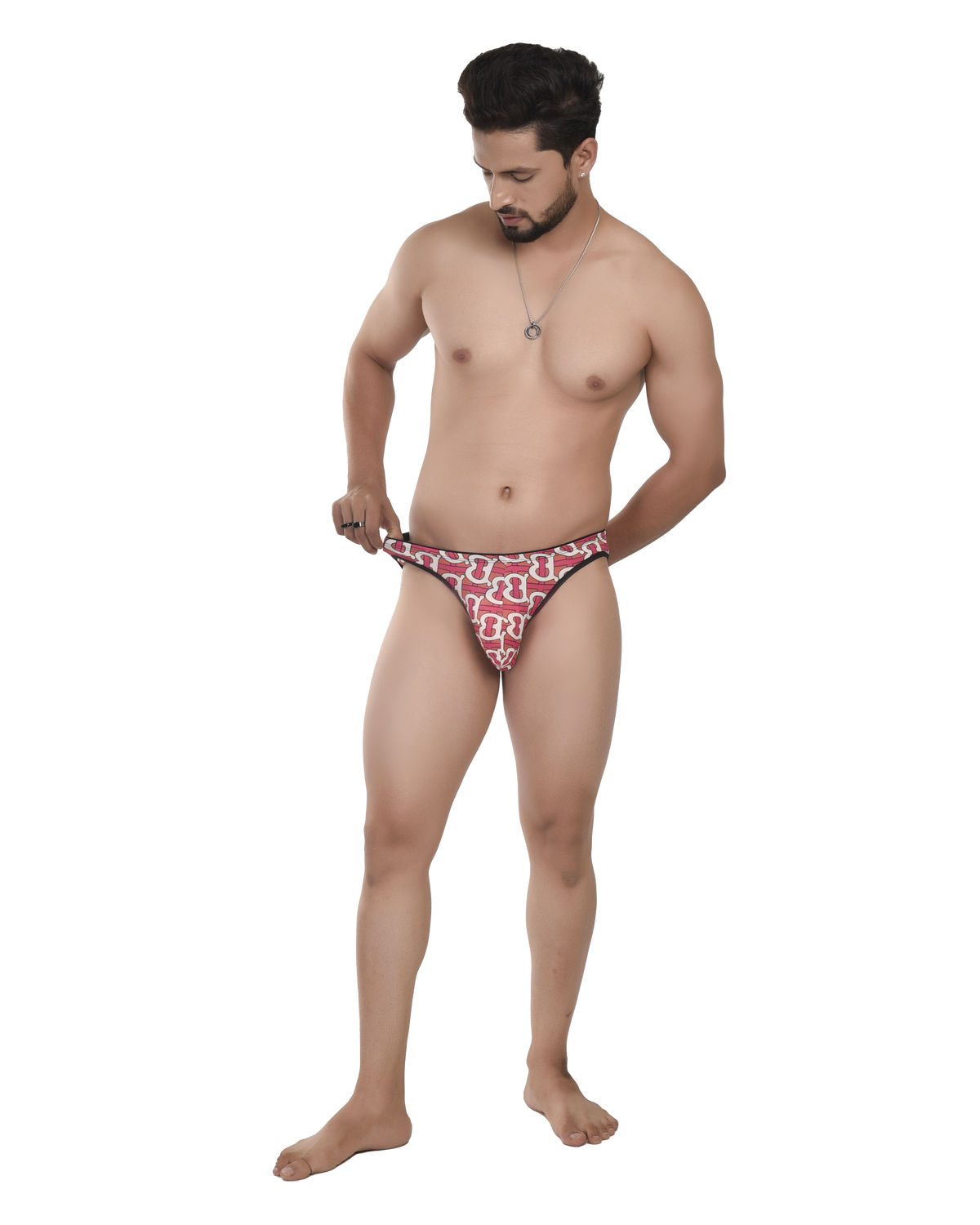 Printed Men Bikini Briefs - No Ride up