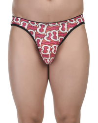 Printed Men Bikini Briefs - No Ride up