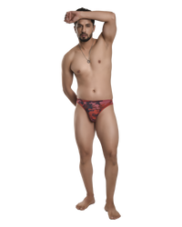 Printed Micro Modal Men Bikini Briefs – No Ride Up Comfort