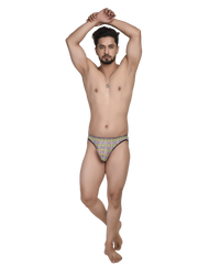 Printed Men Bikini Briefs - No Ride up Comfort