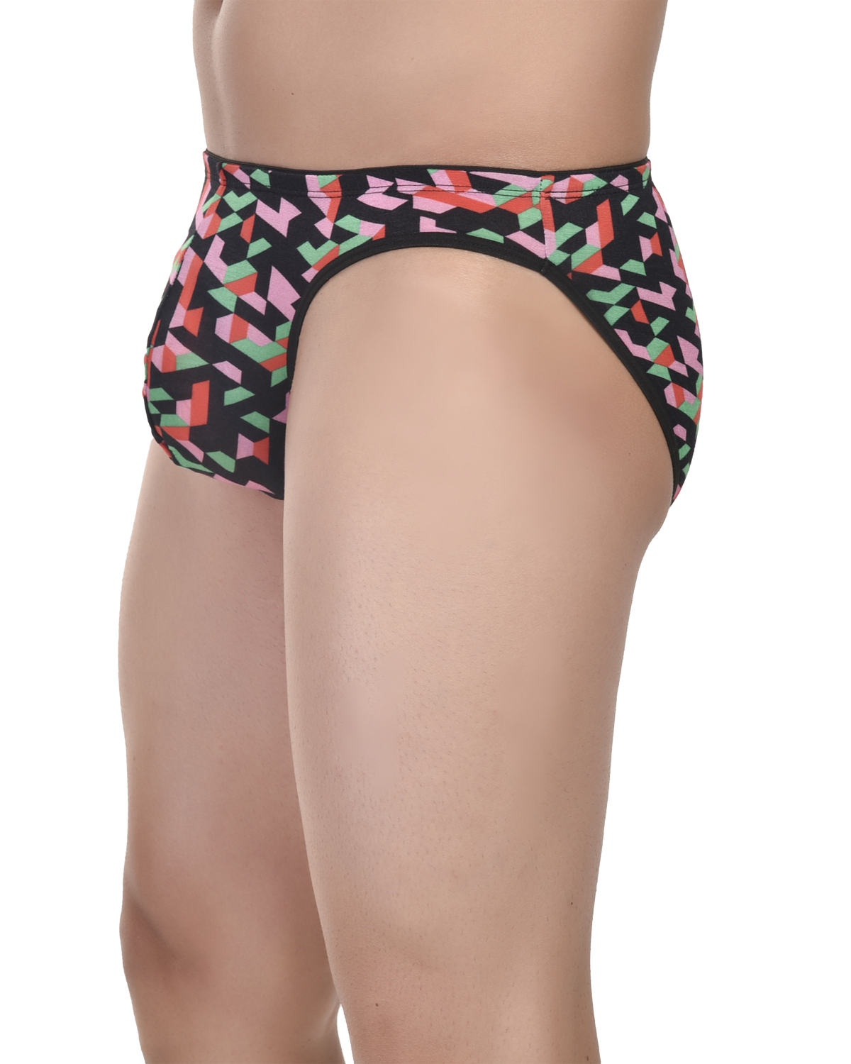 Comfortable Printed Men Bikini Briefs -  No Ride Up