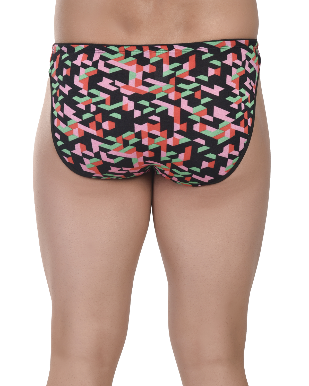 Comfortable Printed Men Bikini Briefs -  No Ride Up