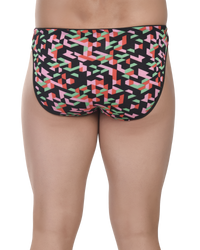 Comfortable Printed Men Bikini Briefs -  No Ride Up