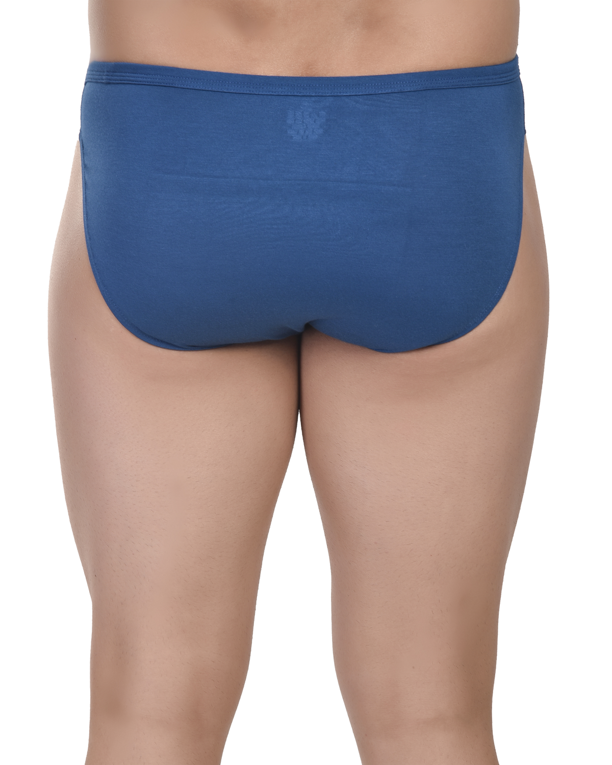 Blue men's underwear on a white background