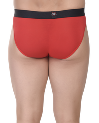 Red Comfortable Mens Briefs - No Ride up