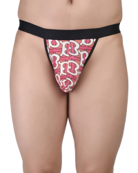 Printed Micro Modal Men Tanga Briefs No Ride Up