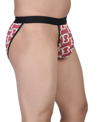 Printed Micro Modal Men Tanga Briefs No Ride Up