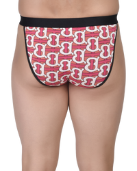Printed Micro Modal Men Tanga Briefs No Ride Up