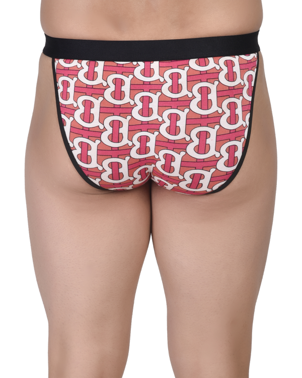 Printed Micro Modal Men Tanga Briefs No Ride Up