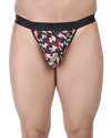 Printed Micro Modal Men Tanga Briefs No Ride Up