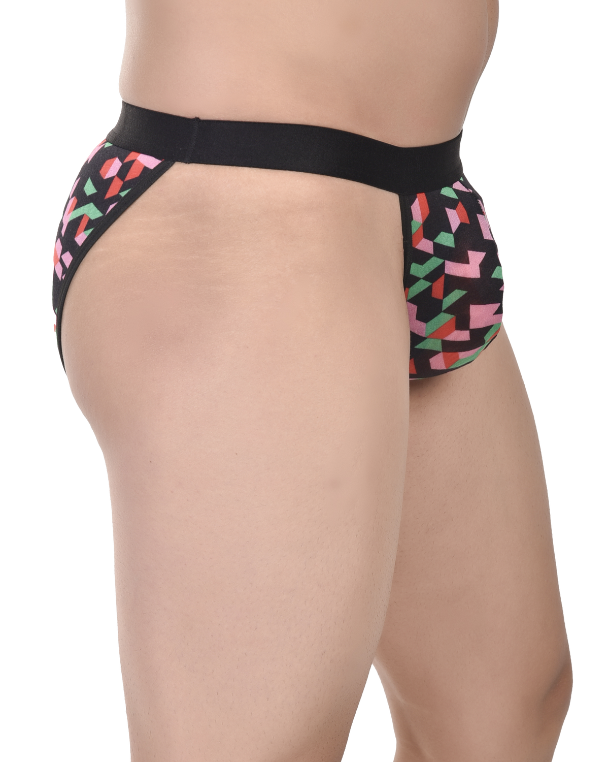 Printed Micro Modal Men Tanga Briefs No Ride Up
