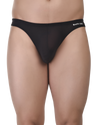 Bruchi Club Black Micro Modal Thong for Men