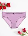 Bruchi Club Purple Solid Women Panty – No Ride Up Comfort